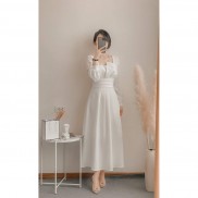 Đầm dự tiệc xòe tay phồng cách điệu Julliet Dress [HÀNG CÓ SẴN]